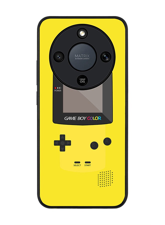 Stylizedd For Honor X9d / Magic8 Lite / X70 Case,Slim fit Camera Protection, Shockproof Thin Phone cover  - Gameboy Color - Yellow - Image 1